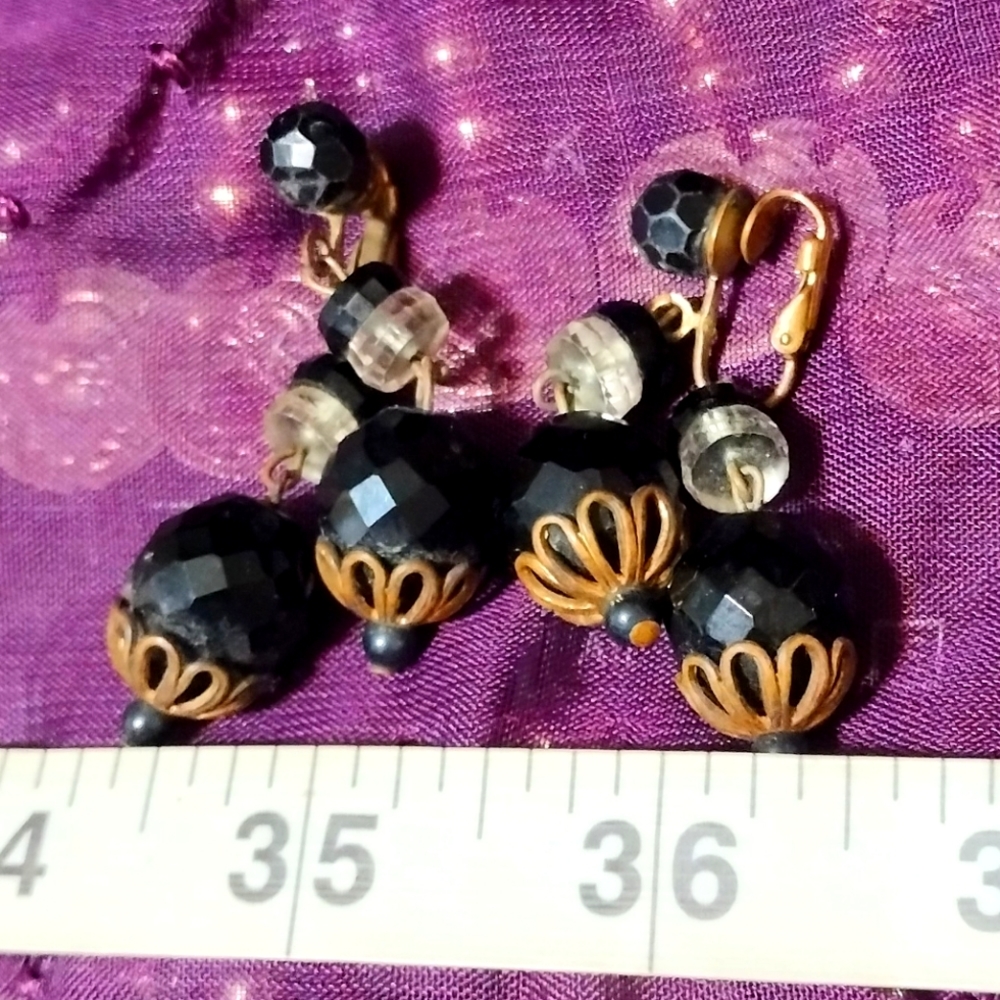 Vintage drop earrings.
